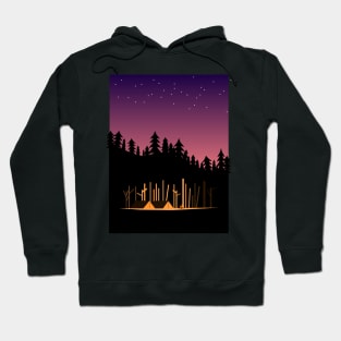 Camping Under the Stars in the Great Outdoors Hoodie